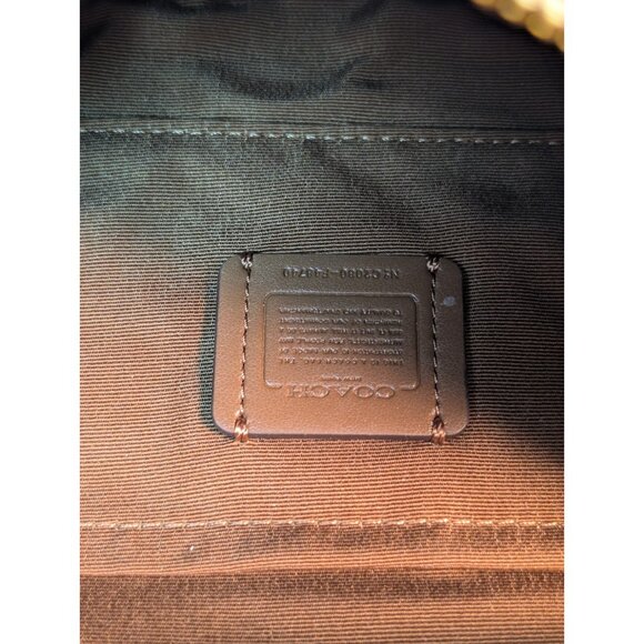 Coach Waist Belt Bag Leather Brown Total Signature Pattern F48740 New NWT Fanny - Picture 6 of 10